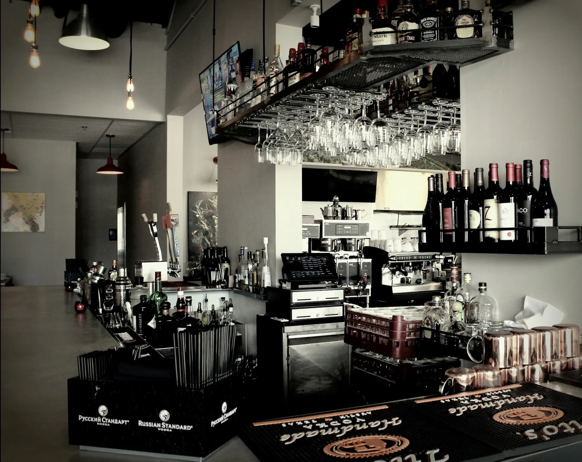 The original bar interior at NUNO’S Bistro & Bar
